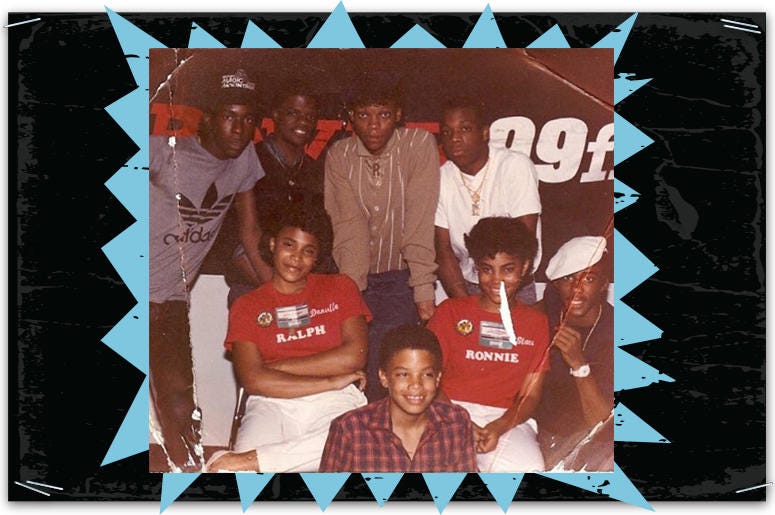 Danielle and Damon Lott with New Edition WPGC Birthday Bash Throwback Photos