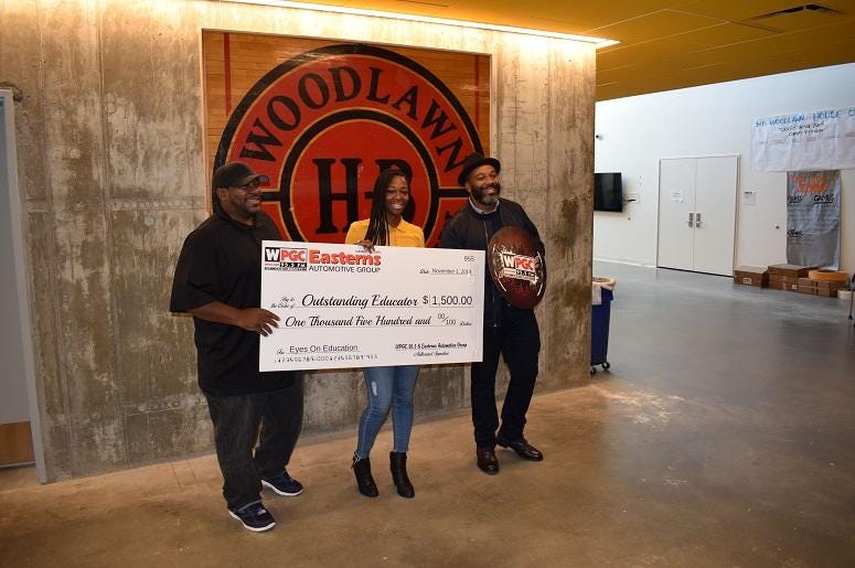 Ms. Nekya Honored At H-B Woodlawn Secondary Program