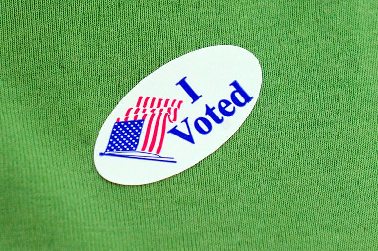 Vote sticker