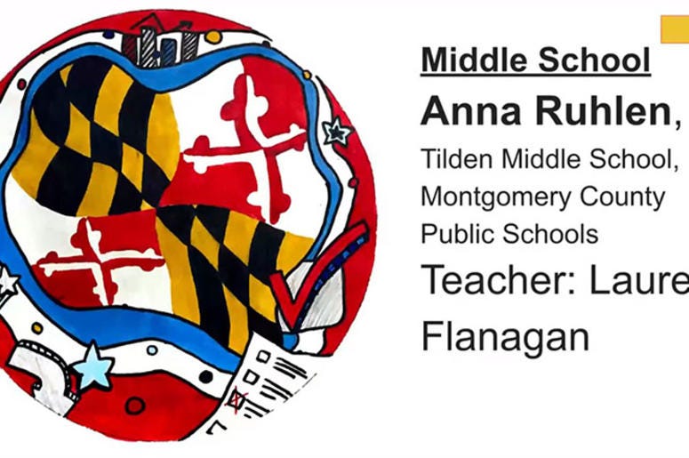 Maryland Vote Sticker Design