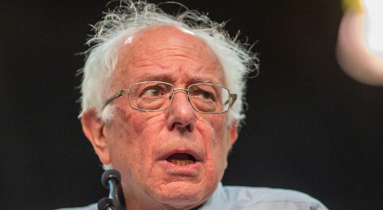 PASADENA, CA - MAY 31: Sen. Bernie Sanders appears at a campaign rally at the Pasadena Convention Center on May 31, 2019 in Pasadena, California. Sanders and three other candidates for the 2020 Democratic presidential nomination - Sen. Kamala Harris, Juli