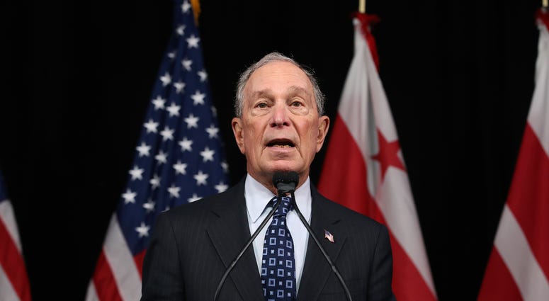 WASHINGTON, DC - JANUARY 30: Democratic presidential candidate, former New York City Mayor Michael Bloomberg speaks about affordable housing during a campaign event where he received an endorsement from District of Columbia Mayor, Muriel Bowser, on Januar
