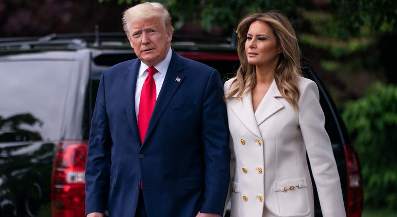 TRUMP AND MELANIA