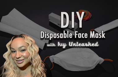 DIY Disposable Face Mask with Ivy Unleashed