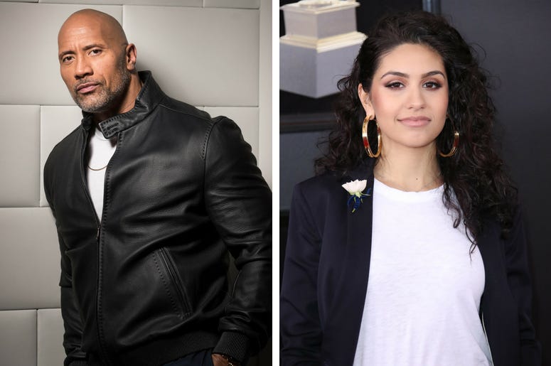 The Rock And Alessia Cara The Rock And Alessia Cara