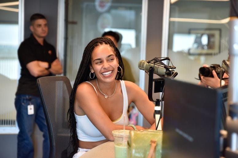 Jorja Smith at Power 96 Studio Jorja Smith at Power 96 Studio