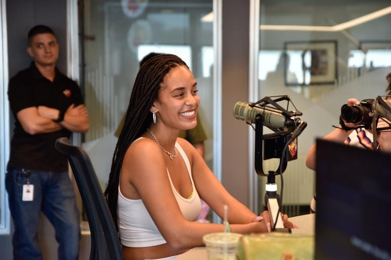 Jorja Smith at Entercom Communications Corp Miami Power 96 Jorja Smith at Entercom Communications Corp Miami Power 96