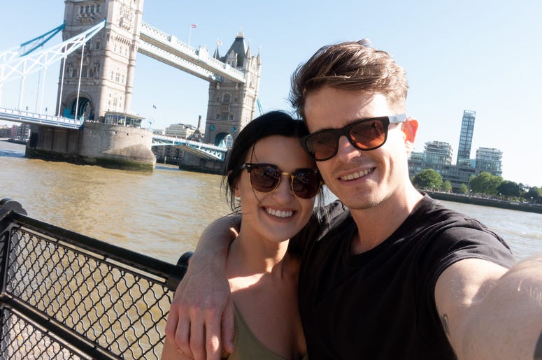 Morgan and her boyfriend, David Morgan and her boyfriend, David