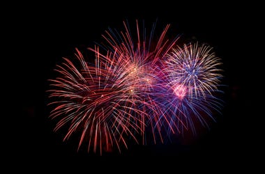 Fireworks on black sky. Fourth of July, Independence day - stock photo An assortment of fireworks on a black sky. Fourth of July celebration Fireworks on black sky. Fourth of July, Independence day - stock photo An assortment of fireworks on a black sky. Fourth of July celebration