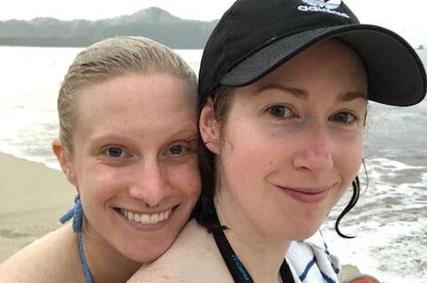 Kelly and her girlfriend, Lauren Kelly and her girlfriend, Lauren