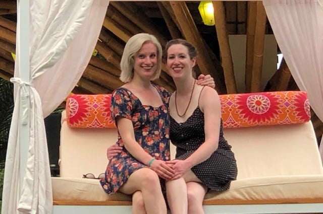 Kelly and her girlfriend, Lauren Kelly and her girlfriend, Lauren