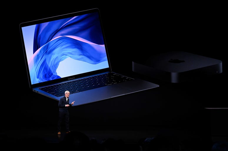 Oct. 30, 2018; New York, NY, USA; Apple CEO Tim Cook speaks during an Apple special event at the Howard Gilman Opera House at the Brooklyn Academy of Music in New York. Mandatory Credit: Robert Deutsch-USA TODAY Oct. 30, 2018; New York, NY, USA; Apple CEO Tim Cook speaks during an Apple special event at the Howard Gilman Opera House at the Brooklyn Academy of Music in New York. Mandatory Credit: Robert Deutsch-USA TODAY