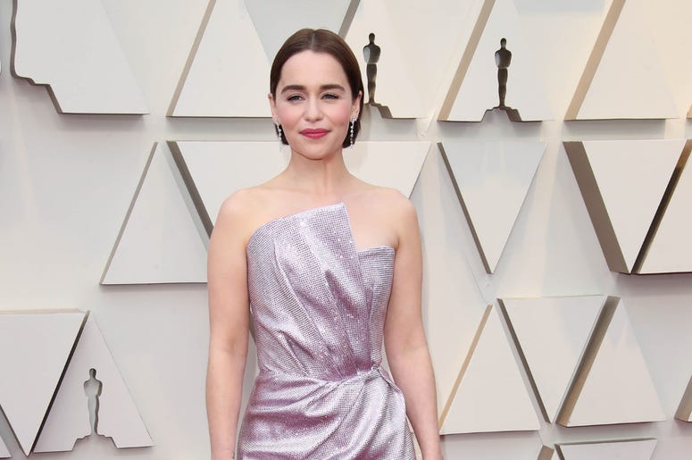 February 24, 2019; Los Angeles, CA, USA; Emilia Clarke arrives at the 91st Academy Awards at the Dolby Theatre. Mandatory Credit: Dan MacMedan-USA TODAY NETWORK February 24, 2019; Los Angeles, CA, USA; Emilia Clarke arrives at the 91st Academy Awards at the Dolby Theatre. Mandatory Credit: Dan MacMedan-USA TODAY NETWORK