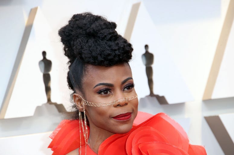 February 24, 2019; Los Angeles, CA, USA; Hannah Beachler arrives at the 91st Academy Awards at the Dolby Theatre. Mandatory Credit: Dan MacMedan-USA TODAY NETWORK February 24, 2019; Los Angeles, CA, USA; Hannah Beachler arrives at the 91st Academy Awards at the Dolby Theatre. Mandatory Credit: Dan MacMedan-USA TODAY NETWORK
