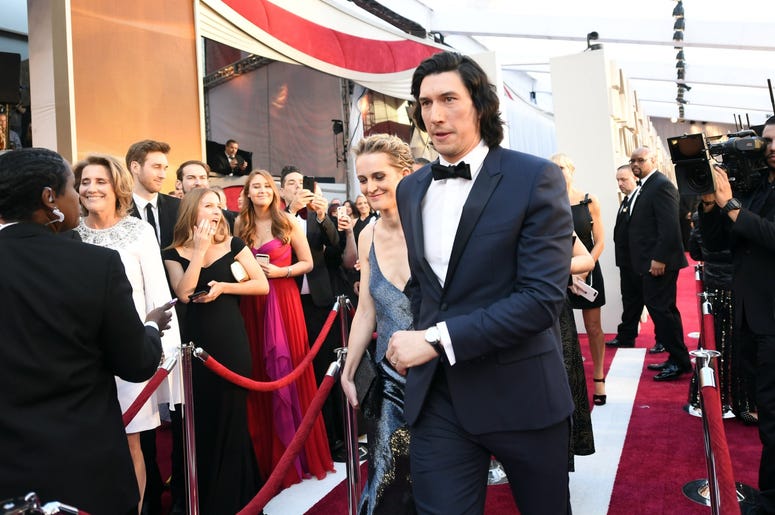 February 24, 2019; Los Angeles, CA, USA; Adam Driver and his wife Joanne Tucker arrive at the 91st Academy Awards at the Dolby Theatre. Mandatory Credit: Robert Hanashiro-USA TODAY NETWORK February 24, 2019; Los Angeles, CA, USA; Adam Driver and his wife Joanne Tucker arrive at the 91st Academy Awards at the Dolby Theatre. Mandatory Credit: Robert Hanashiro-USA TODAY NETWORK