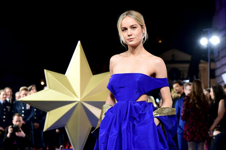2/27/2019 - Brie Larson attending the Captain Marvel European Premiere held at the Curzon Mayfair, London. Picture date: Wednesday February 27, 2019. Photo credit should read: Ian West/PA Wire (Photo by PA Images/Sipa USA) *** US Rights Only *** 2/27/2019 - Brie Larson attending the Captain Marvel European Premiere held at the Curzon Mayfair, London. Picture date: Wednesday February 27, 2019. Photo credit should read: Ian West/PA Wire (Photo by PA Images/Sipa USA) *** US Rights Only ***