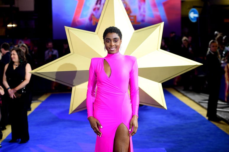2/27/2019 - Lashana Lynch attending the Captain Marvel European Premiere held at the Curzon Mayfair, London. Picture date: Wednesday February 27, 2019. Photo credit should read: Ian West/PA Wire (Photo by PA Images/Sipa USA) *** US Rights Only *** 2/27/2019 - Lashana Lynch attending the Captain Marvel European Premiere held at the Curzon Mayfair, London. Picture date: Wednesday February 27, 2019. Photo credit should read: Ian West/PA Wire (Photo by PA Images/Sipa USA) *** US Rights Only ***