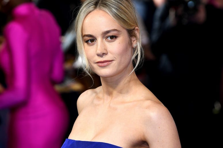 2/27/2019 - Brie Larson attending the European premiere of Captain Marvel at Curzon Mayfair, London. Picture Credit Should Read: Doug Peters/EMPICS Entertainment (Photo by PA Images/Sipa USA) *** US Rights Only *** 2/27/2019 - Brie Larson attending the European premiere of Captain Marvel at Curzon Mayfair, London. Picture Credit Should Read: Doug Peters/EMPICS Entertainment (Photo by PA Images/Sipa USA) *** US Rights Only ***