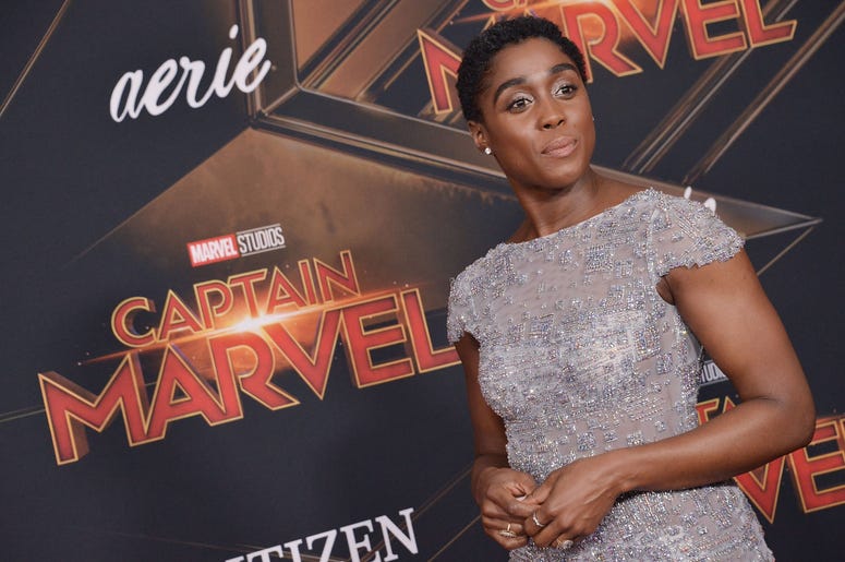 Lashana Lynch arrives at the Marvel Studios "Captain Marvel" Los Angeles Premiere held at the El Capitan Theatre in Hollywood, CA on Monday, March 4, 2019. (Photo By Sthanlee B. Mirador/Sipa USA) Lashana Lynch arrives at the Marvel Studios "Captain Marvel" Los Angeles Premiere held at the El Capitan Theatre in Hollywood, CA on Monday, March 4, 2019. (Photo By Sthanlee B. Mirador/Sipa USA)