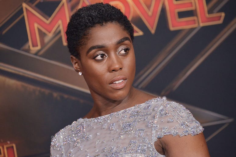 Lashana Lynch arrives at the Marvel Studios "Captain Marvel" Los Angeles Premiere held at the El Capitan Theatre in Hollywood, CA on Monday, March 4, 2019. (Photo By Sthanlee B. Mirador/Sipa USA) Lashana Lynch arrives at the Marvel Studios "Captain Marvel" Los Angeles Premiere held at the El Capitan Theatre in Hollywood, CA on Monday, March 4, 2019. (Photo By Sthanlee B. Mirador/Sipa USA)