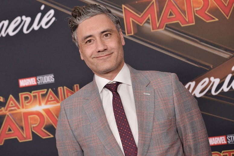 Taika Waititi arrives at the Marvel Studios "Captain Marvel" Los Angeles Premiere held at the El Capitan Theatre in Hollywood, CA on Monday, March 4, 2019. (Photo By Sthanlee B. Mirador/Sipa USA) Taika Waititi arrives at the Marvel Studios "Captain Marvel" Los Angeles Premiere held at the El Capitan Theatre in Hollywood, CA on Monday, March 4, 2019. (Photo By Sthanlee B. Mirador/Sipa USA)