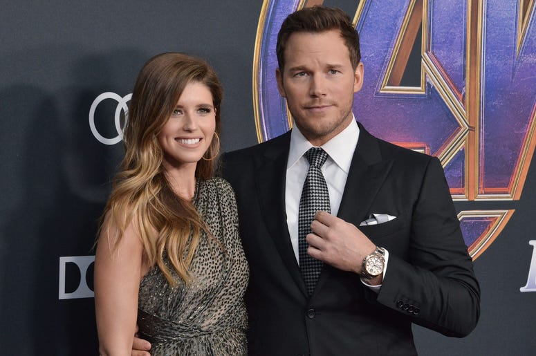(L-R) Katherine Schwarzenegger and Chris Pratt at Marvel Studios' "Avengers: Endgame" World Premiere held at the Los Angeles Convention Center in Los Angeles, CA on Monday, April 22, 2019. (Photo By Sthanlee B. Mirador/Sipa USA) (L-R) Katherine Schwarzenegger and Chris Pratt at Marvel Studios' "Avengers: Endgame" World Premiere held at the Los Angeles Convention Center in Los Angeles, CA on Monday, April 22, 2019. (Photo By Sthanlee B. Mirador/Sipa USA)