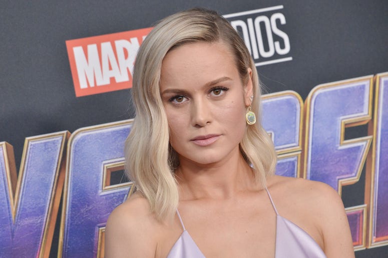 Brie Larson arrives at Marvel Studios' "Avengers: Endgame" World Premiere held at the Los Angeles Convention Center in Los Angeles, CA on Monday, April 22, 2019. (Photo By Sthanlee B. Mirador/Sipa USA) Brie Larson arrives at Marvel Studios' "Avengers: Endgame" World Premiere held at the Los Angeles Convention Center in Los Angeles, CA on Monday, April 22, 2019. (Photo By Sthanlee B. Mirador/Sipa USA)