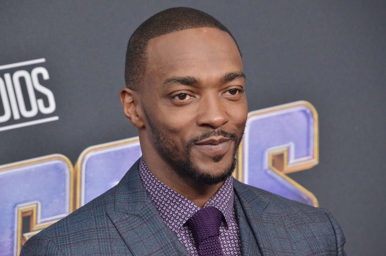 Anthony Mackie arrives at Marvel Studios' "Avengers: Endgame" World Premiere held at the Los Angeles Convention Center in Los Angeles, CA on Monday, April 22, 2019. (Photo By Sthanlee B. Mirador/Sipa USA) Anthony Mackie arrives at Marvel Studios' "Avengers: Endgame" World Premiere held at the Los Angeles Convention Center in Los Angeles, CA on Monday, April 22, 2019. (Photo By Sthanlee B. Mirador/Sipa USA)
