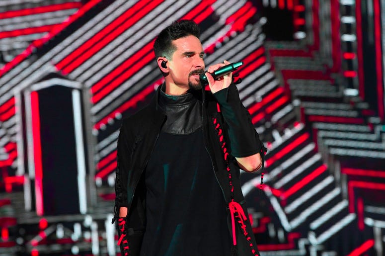 SUNRISE, FL- AUGUST 24: Kevin Richardson performs at the Backstreet Boys DNA World Tour at BB&T Center in Sunrise, Florida on 8/24/2019. (Photo by Ron Elkman/USA TODAY NETWORK/Sipa USA) SUNRISE, FL- AUGUST 24: Kevin Richardson performs at the Backstreet Boys DNA World Tour at BB&T Center in Sunrise, Florida on 8/24/2019. (Photo by Ron Elkman/USA TODAY NETWORK/Sipa USA)