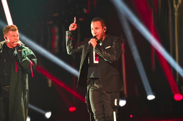 SUNRISE, FL- AUGUST 24: Backstreet Boys DNA World Tour at BB&T Center in Sunrise, Florida on 8/24/2019. (Photo by Ron Elkman/USA TODAY NETWORK/Sipa USA) SUNRISE, FL- AUGUST 24: Backstreet Boys DNA World Tour at BB&T Center in Sunrise, Florida on 8/24/2019. (Photo by Ron Elkman/USA TODAY NETWORK/Sipa USA)