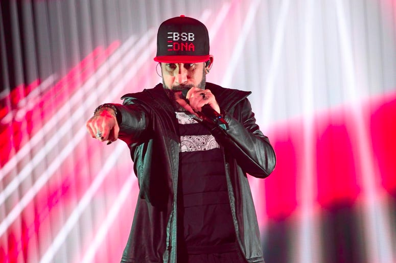 SUNRISE, FL- AUGUST 24: A.J. McLean performs at the Backstreet Boys DNA World Tour at BB&T Center in Sunrise, Florida on 8/24/2019. (Photo by Ron Elkman/USA TODAY NETWORK/Sipa USA) SUNRISE, FL- AUGUST 24: A.J. McLean performs at the Backstreet Boys DNA World Tour at BB&T Center in Sunrise, Florida on 8/24/2019. (Photo by Ron Elkman/USA TODAY NETWORK/Sipa USA)