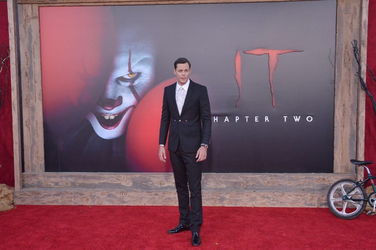 Bill Skarsgård arrives at the Warner Bros. Pictures' IT CHAPTER TWO Premiere held at the Regency Village Theatre in Westwood, CA on Monday, August 26, 2019. (Photo By Sthanlee B. Mirador/Sipa USA) Bill Skarsgård arrives at the Warner Bros. Pictures' IT CHAPTER TWO Premiere held at the Regency Village Theatre in Westwood, CA on Monday, August 26, 2019. (Photo By Sthanlee B. Mirador/Sipa USA)
