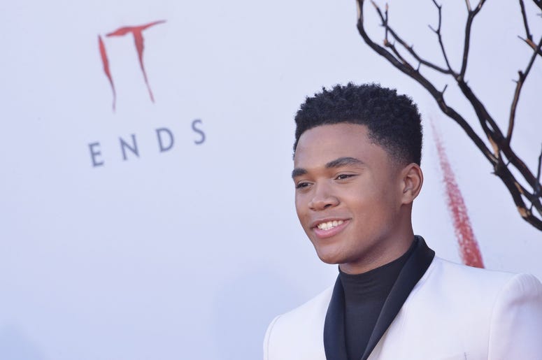 Chosen Jacobs arrives at the Warner Bros. Pictures' IT CHAPTER TWO Premiere held at the Regency Village Theatre in Westwood, CA on Monday, August 26, 2019. (Photo By Sthanlee B. Mirador/Sipa USA) Chosen Jacobs arrives at the Warner Bros. Pictures' IT CHAPTER TWO Premiere held at the Regency Village Theatre in Westwood, CA on Monday, August 26, 2019. (Photo By Sthanlee B. Mirador/Sipa USA)