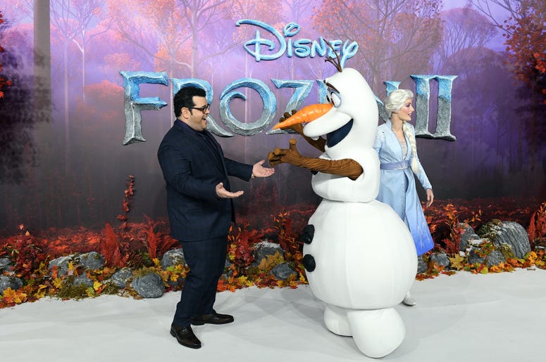Josh Gad and Olaf Josh Gad and Olaf