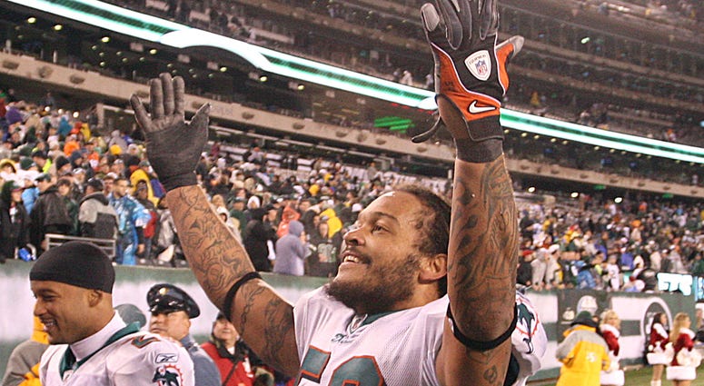 Channing Crowder Dolphins Picture