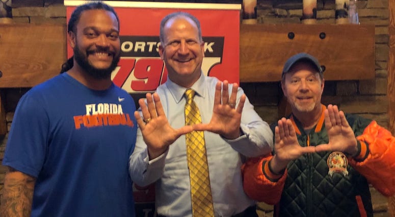 Gino Torretta with Hoch and Crowder
