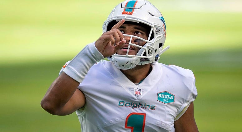 Tua Tagovailoa in his second start for Miami Tua Tagovailoa in his second start for Miami