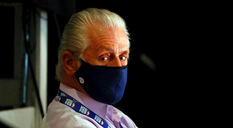 Heat President Pat Riley Riley in NBA Bubble