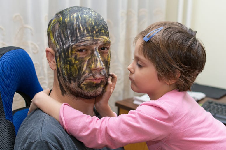 Father Face Colored
