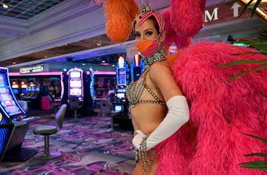Las Vegas Dancer With Mask Las Vegas Dancer With Mask