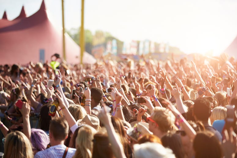 Music Festival Crowd music festival crowd