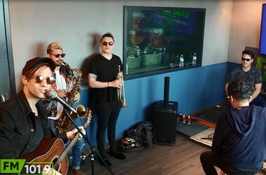 Saint Motel Performance saint motel in studio