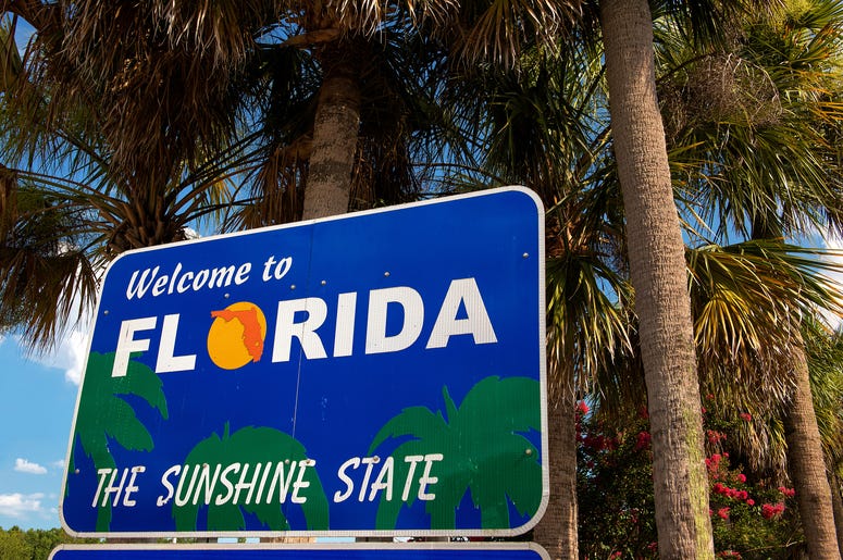 Welcome To Florida Sign welcome to florida highway sign
