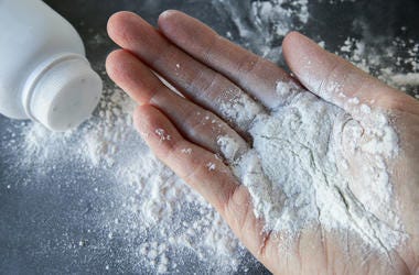Baby Powder In Hand