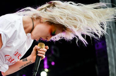 Hayley Williams of Paramore Paramore performs at the Bonnaroo Music and Arts Festival.