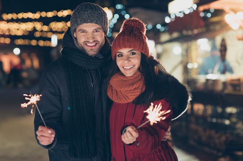 Lovers Ready To Celebrate The Holidays