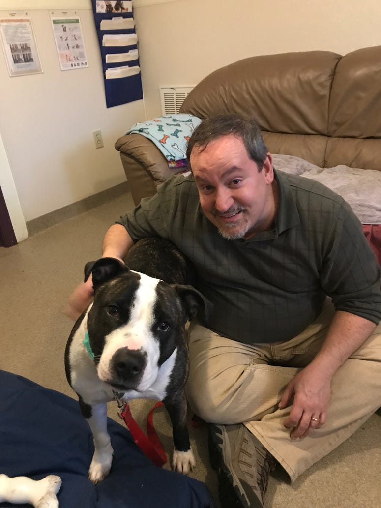 Zuzu with Mike Stacy