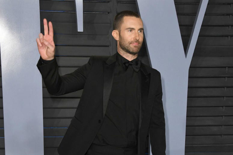 Adam Levine. 2018 Vanity Fair Oscar Party Adam Levine. 2018 Vanity Fair Oscar Party