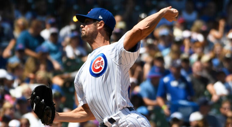 Cubs left-hander Cole Hamels Cubs left-hander Cole Hamels
