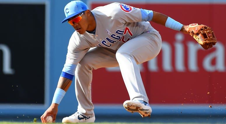 Cubs infielder Addison Russell Cubs infielder Addison Russell